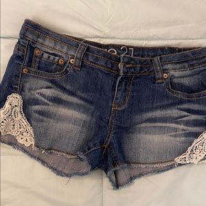 Rue 21 shorts with detail.